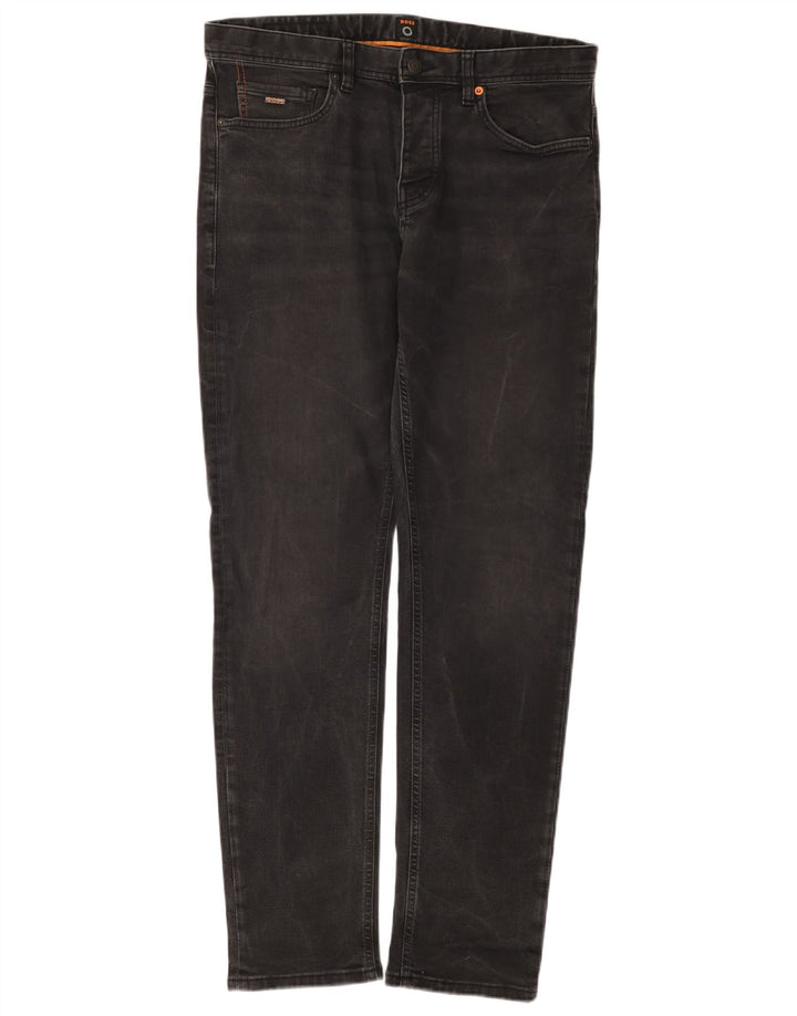 Hugo Boss Jean fuselé W34 L32 Gris Coton Homme