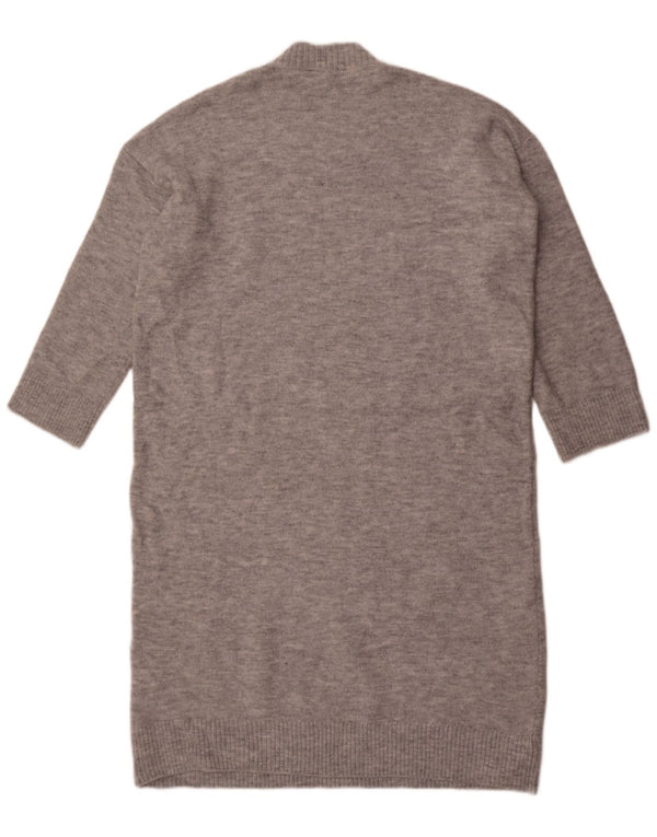 Marks & Spencer Robe pull surdimensionnée pour femme UK 16 Large Gris Acrylique