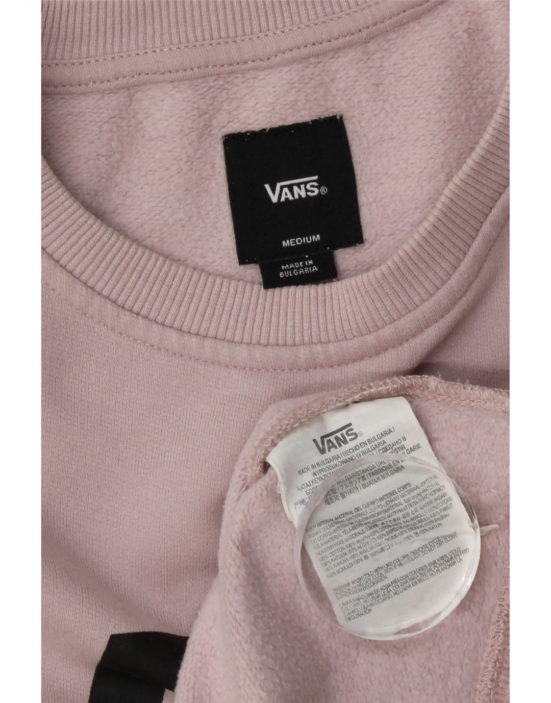 VANS Sweat-shirt graphique pour homme en coton violet moyen