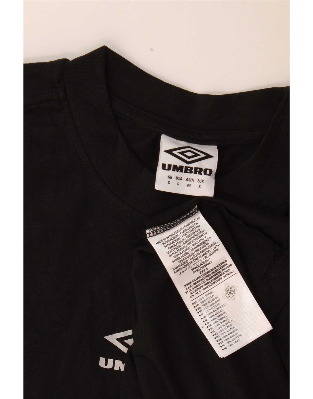Umbro T-Shirt Graphique Homme Petit Noir Coton