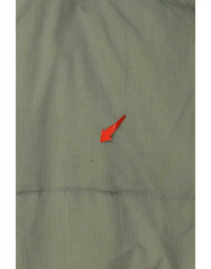 Fila Veste matelassée à capuche pour hommes UK 44 2XL Vert Polyamide