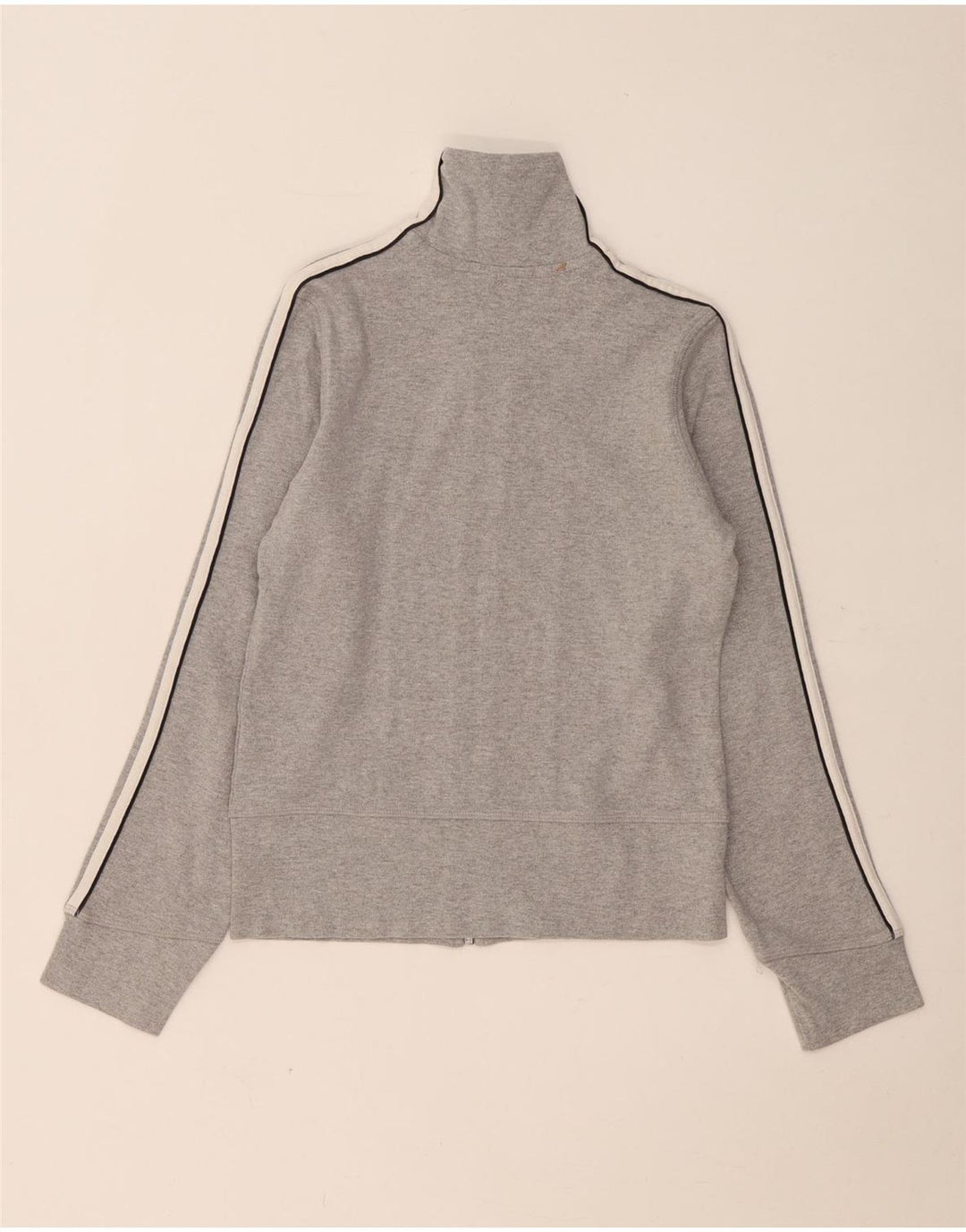 Adidas Veste de survêtement pour femme UK 10 Petit Gris Coton