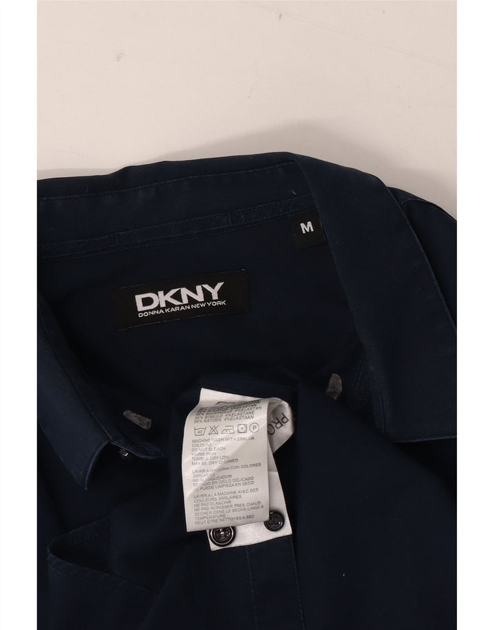 DKNY Chemise Homme Bleu Marine Moyen Coton