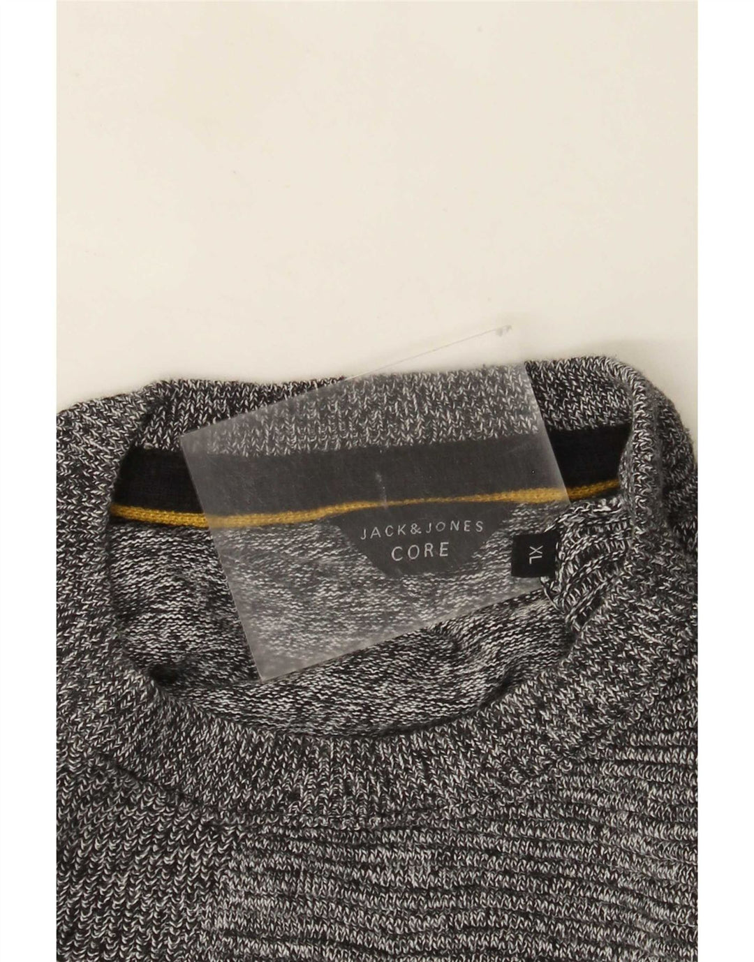 Jack & Jones Pull Col Rond Homme XL Gris Moucheté