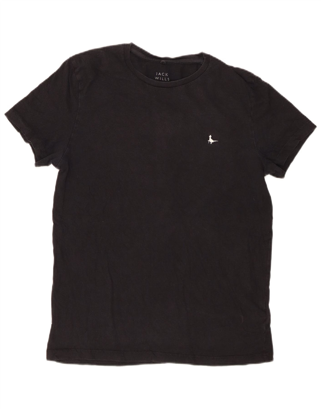 JACK WILLS T-Shirt Homme Haut Petit Coton Noir