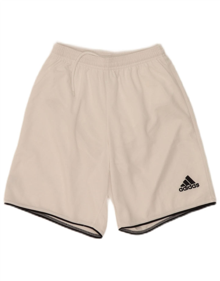 Adidas Short de sport pour homme Petit Blanc Polyester Sports