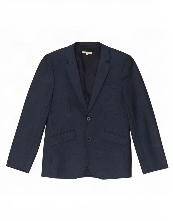John Lewis Veste blazer à 2 boutons pour garçon 8-9 ans Bleu marine Polyester