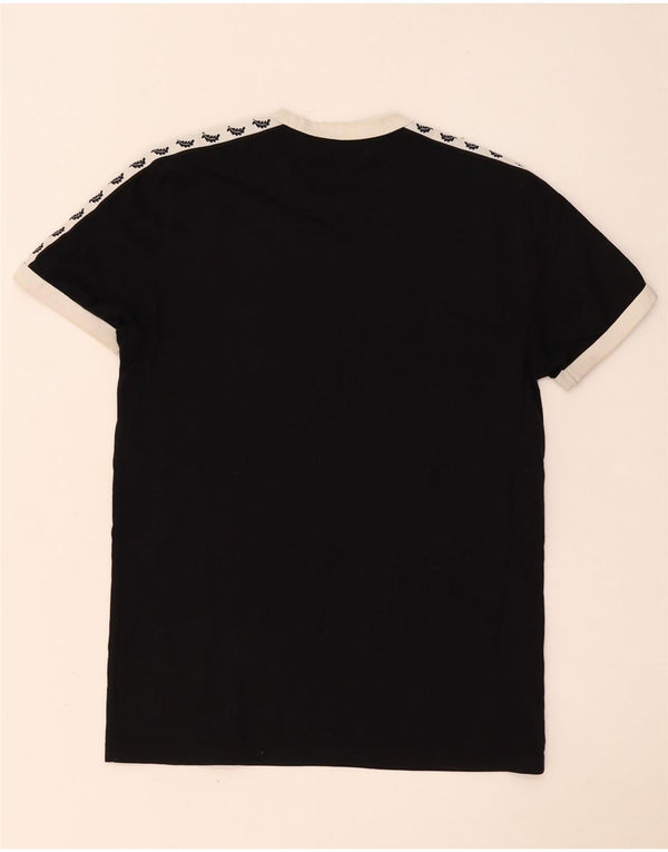 Fred Perry T-shirt graphique pour homme XS en coton color block noir