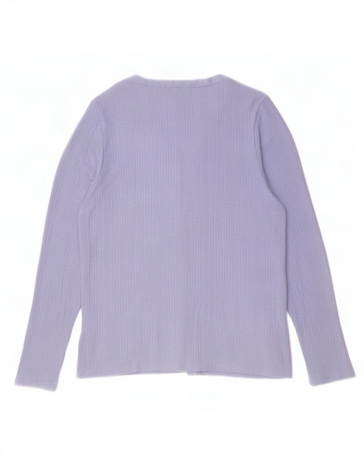 Marks & Spencer Pull cardigan pour femme UK 16 Large Bleu
