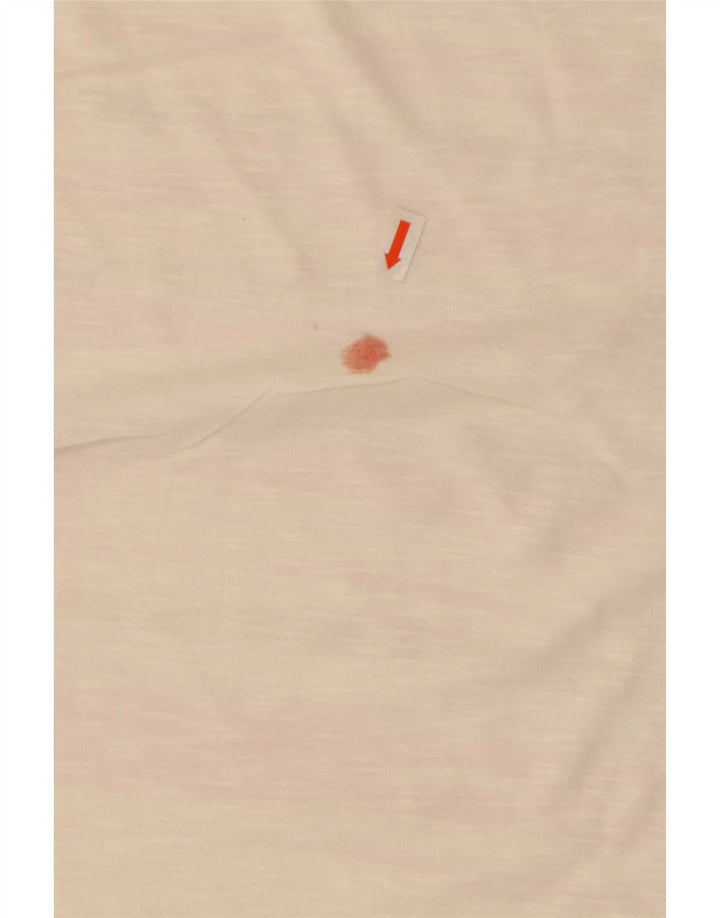M&Co T-shirt pour femme en coton rayé blanc moyen UK 44