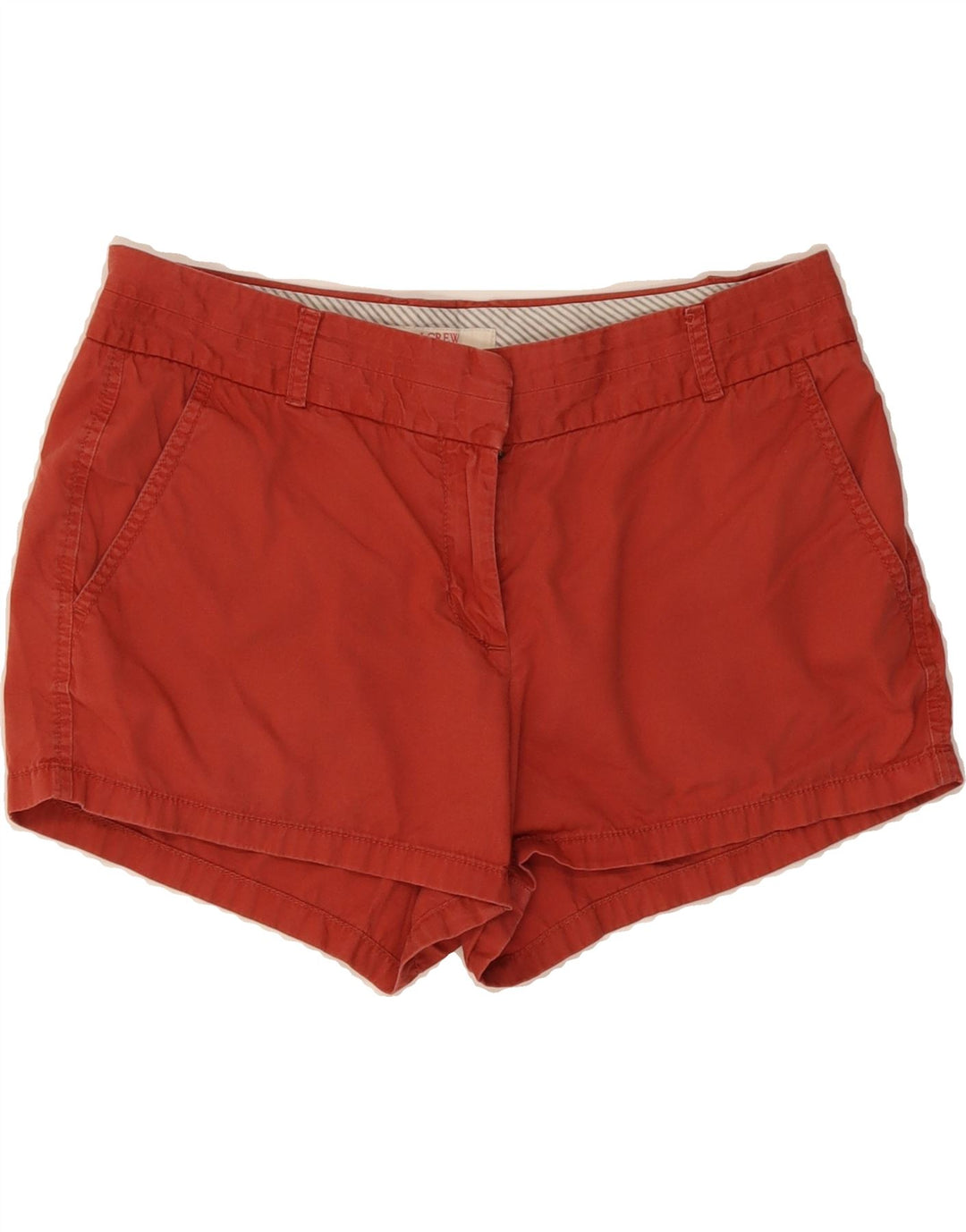 J. CREW Womens Chino Shorts US 6 Medium W32 Red Cotton Vintage J. Crew and Second-Hand J. Crew from Messina Hembry 