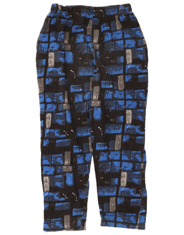 John Baner Pantalon de survêtement pour homme UK 44/46 XL Bleu Patchwork Coton