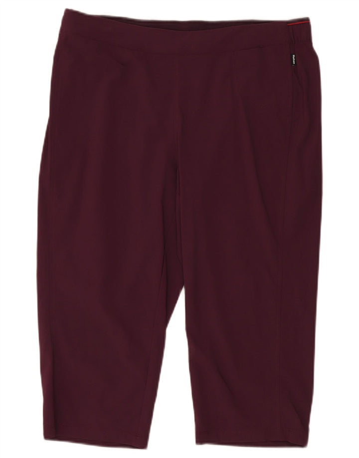 Rohan Legging Capri Femme UK 44 Large Bordeaux Polyamide