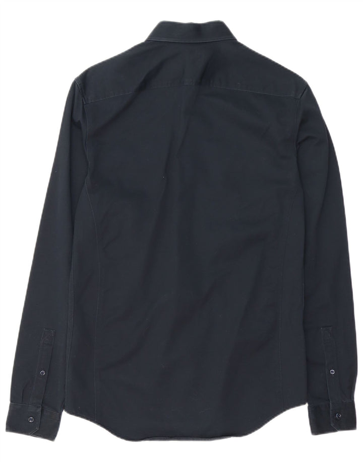 Reiss Chemise Homme Petit Bleu Marine Coton