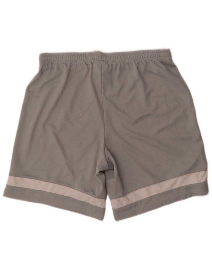 Nike Short de sport Dri Fit pour homme en polyester color block gris moyen