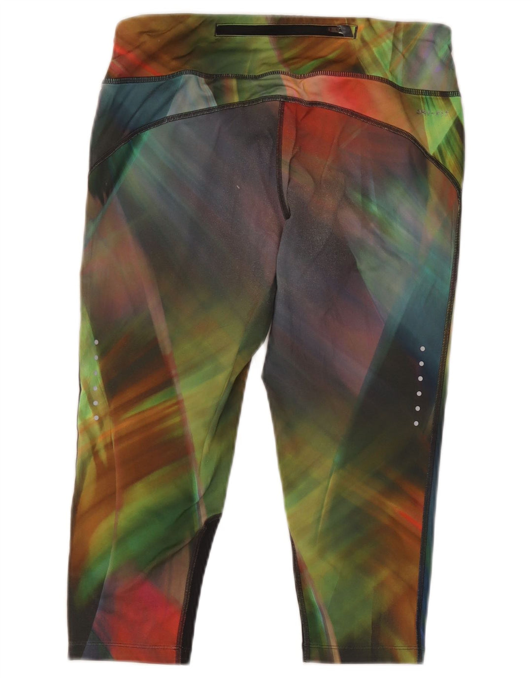 Nike Legging Capri Dri Fit pour femme UK 14 Medium Multicolore Tie Dye