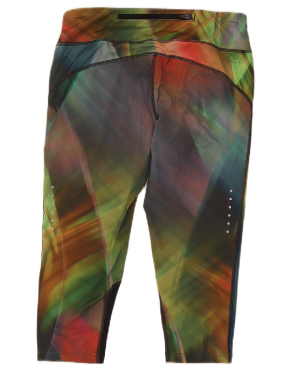 Nike Legging Capri Dri Fit pour femme UK 14 Medium Multicolore Tie Dye