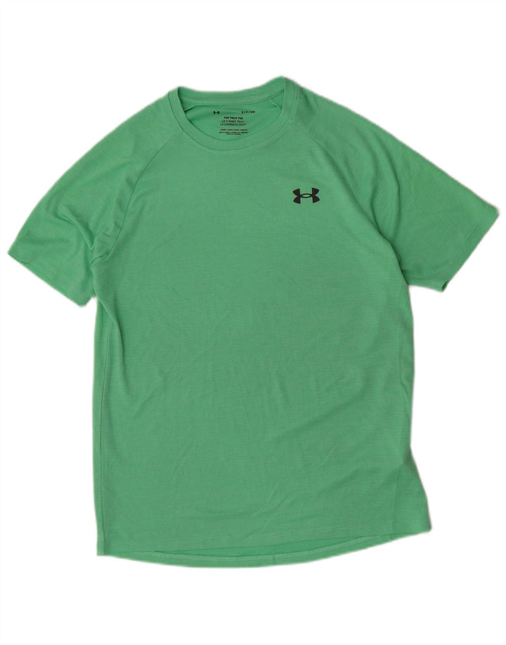 Under Armour T-Shirt Homme Haut Petit Vert Polyester