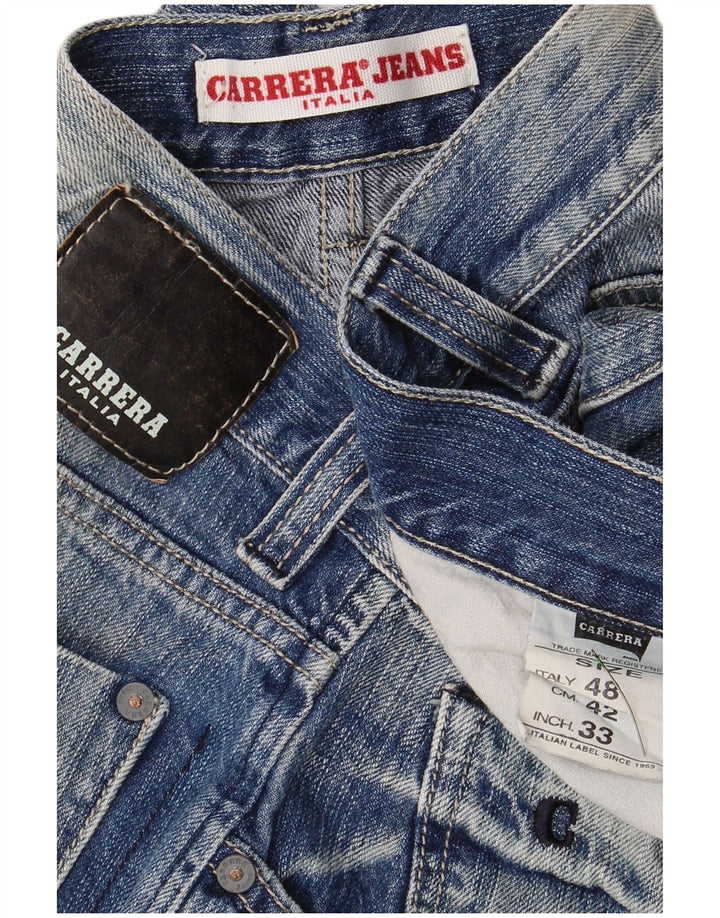 CARRERA Short en Jean W33 Homme Bleu Moyen