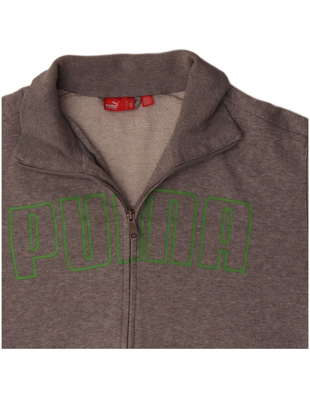 PUMA Veste de Survêtement Graphic Homme Gris Moyen