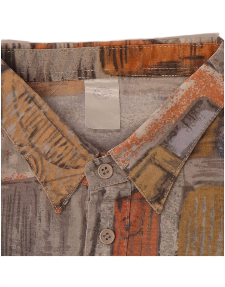 C & A Chemise pull à manches courtes pour hommes XL Patchwork multicolore