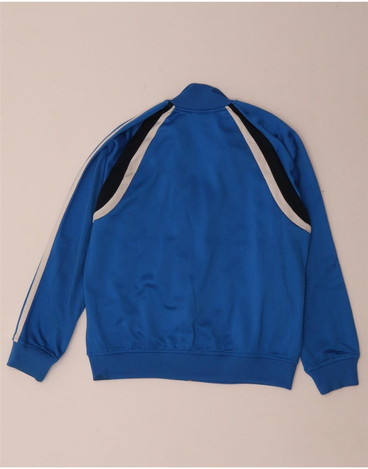 Adidas Veste de Survêtement Garçon 9-10 Ans Bleu Colorblock Polyester