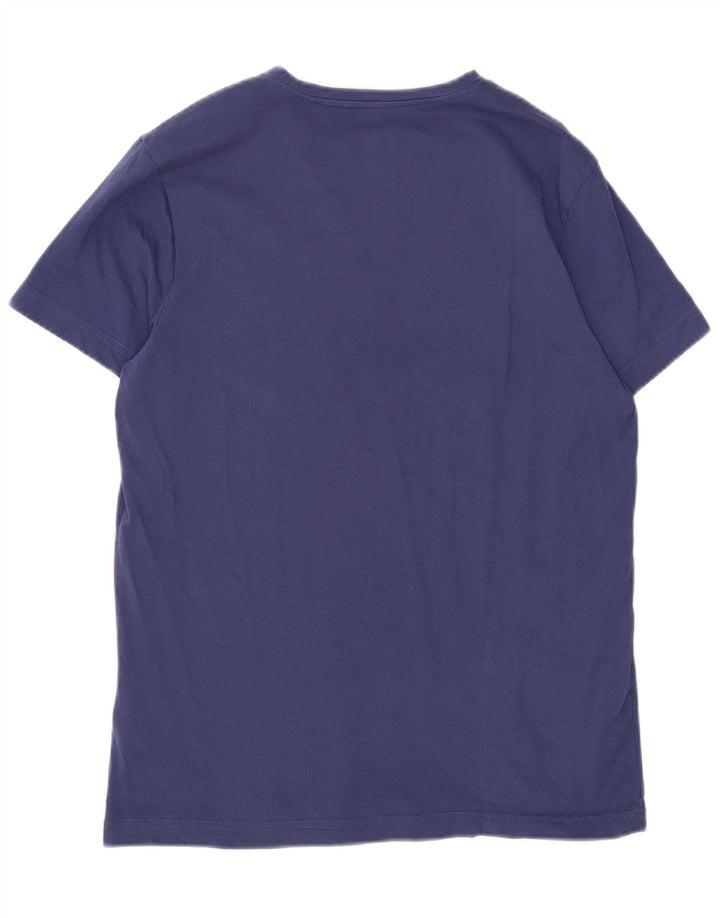K-Way T-Shirt Homme Haut Large Bleu Marine Coton
