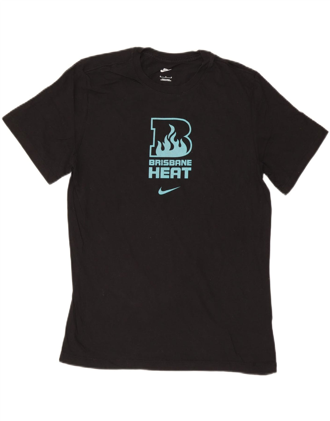 Nike T-shirt graphique pour homme en coton noir moyen