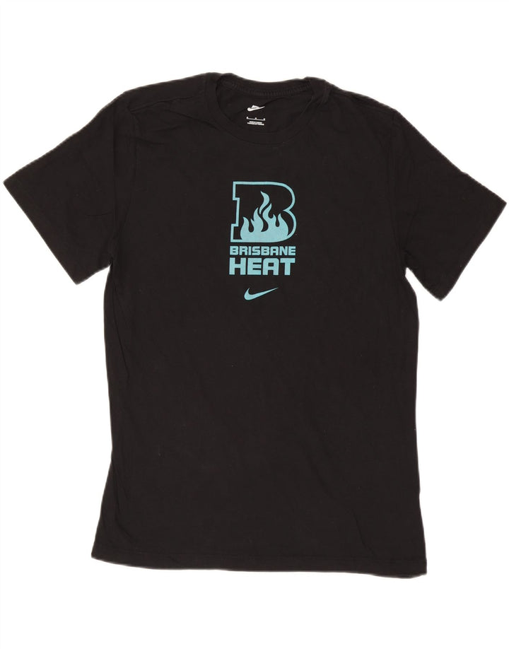 Nike T-shirt graphique pour homme en coton noir moyen