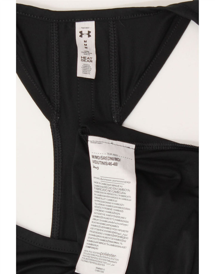 Under Armour Heat Gear Graphic Débardeur UK 14 Medium Noir Polyester