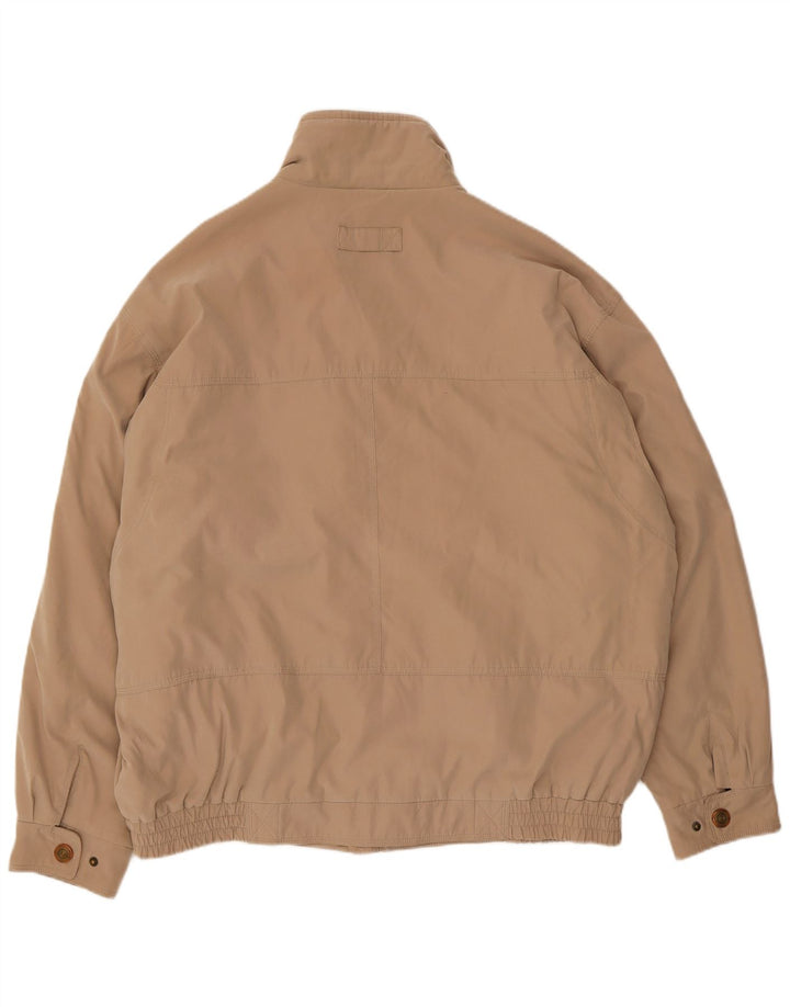 MANTONI Veste Bomber Homme UK 42 XL Beige Polyester