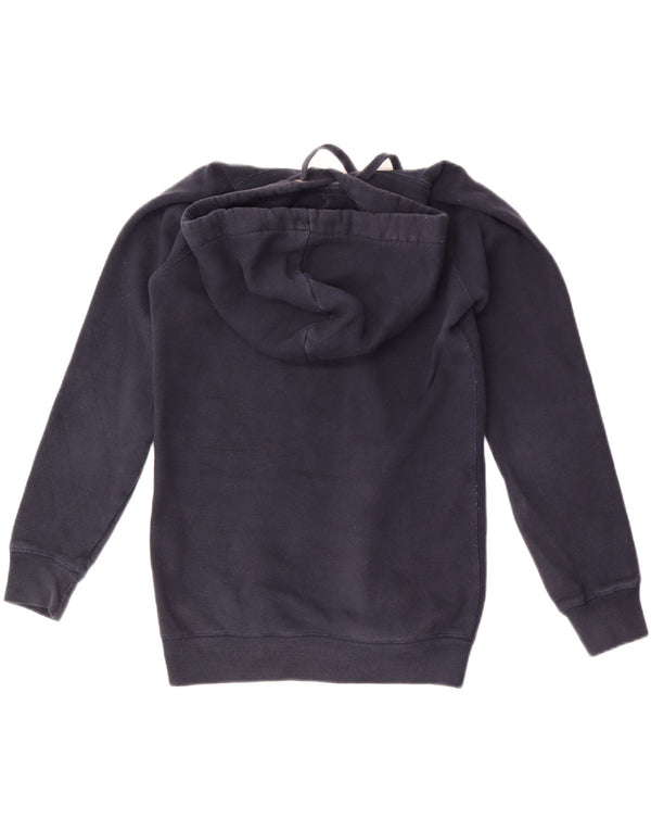 Jack Wills Pull à capuche graphique pour femme UK 6 XS Bleu marine Coton