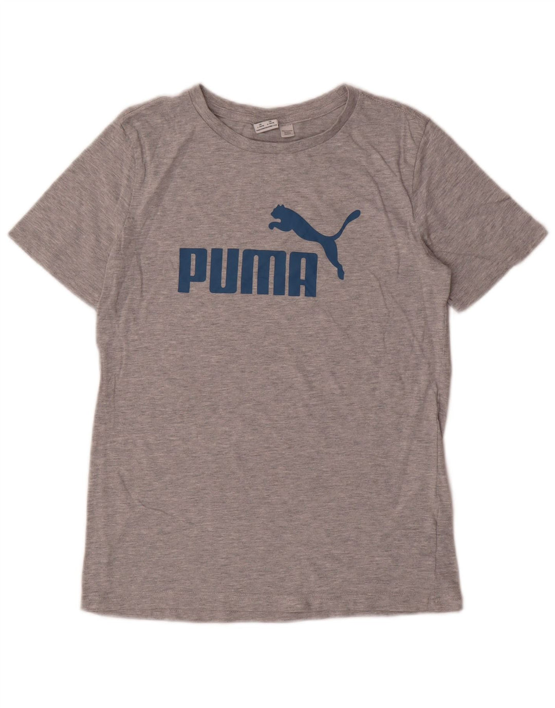 PUMA T-Shirt Graphique Garçon 14-15 Ans Grand Gris Coton