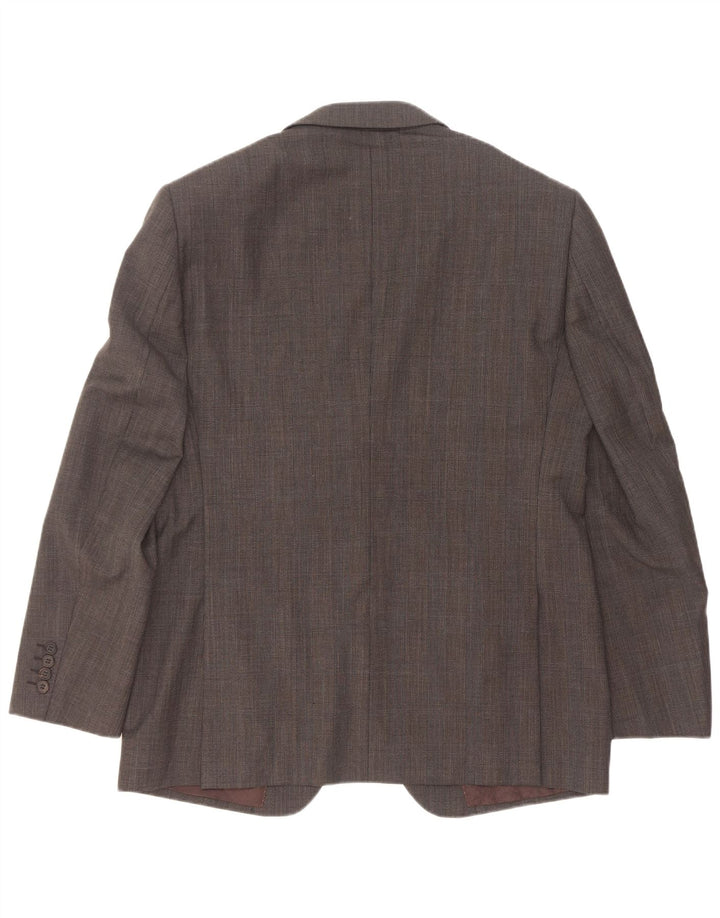 Marks & Spencer Veste blazer autographe pour homme UK 42 Grand carreaux gris
