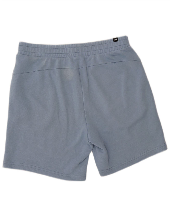 Puma Short de sport graphique homme grand bleu coton