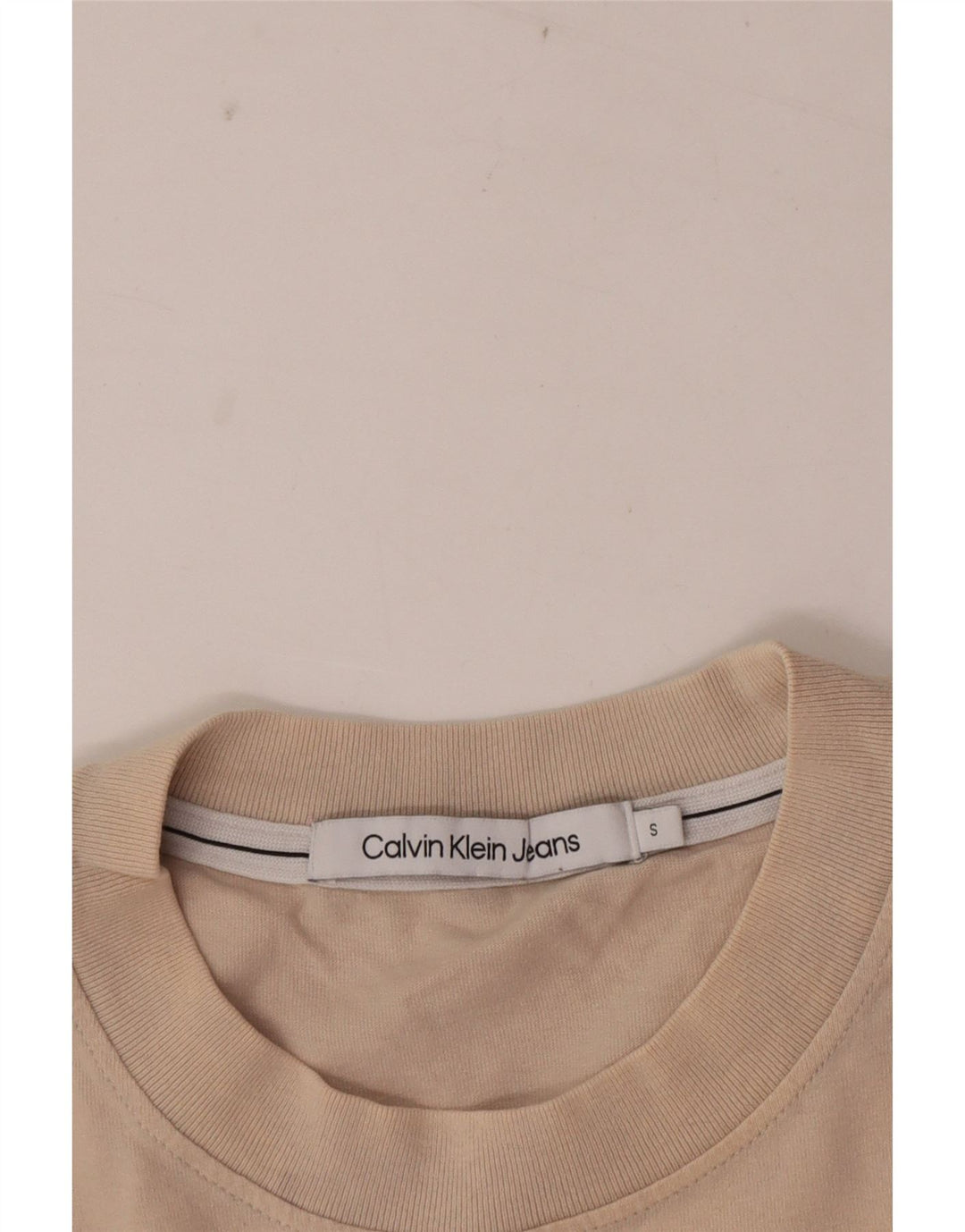 Calvin Klein Jeans T-Shirt Homme Petit Beige