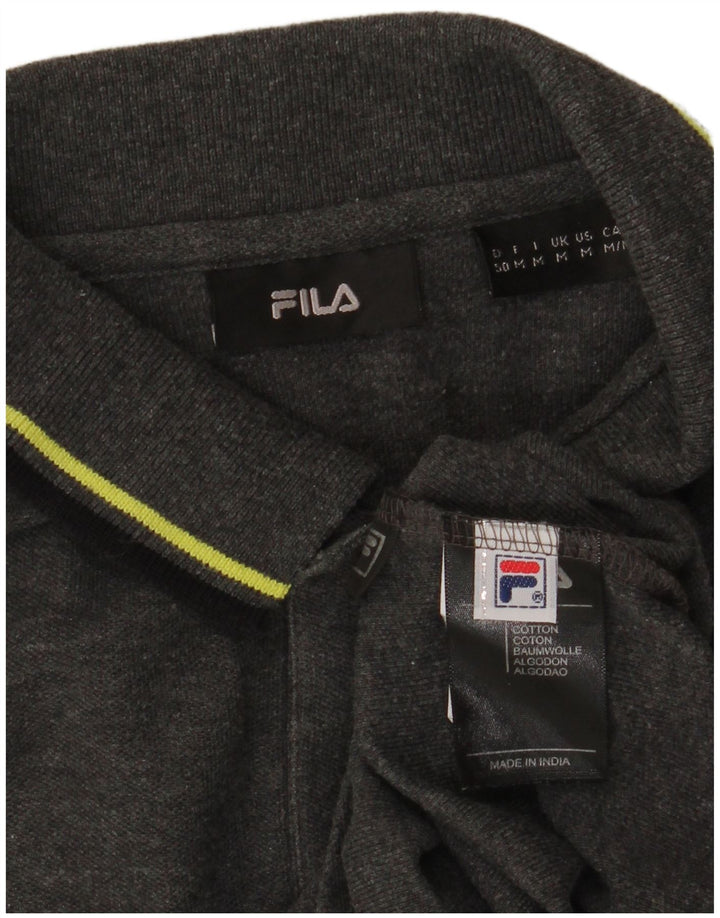 Fila Polo Homme Gris Moyen Coton