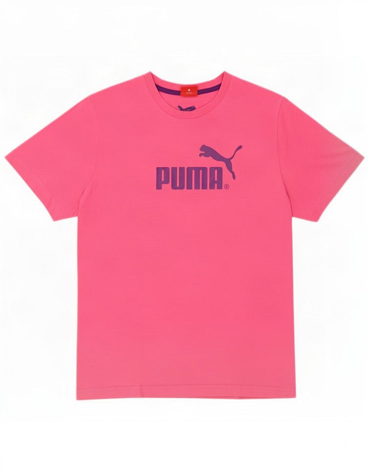 Puma T-shirt graphique pour homme Rose moyen