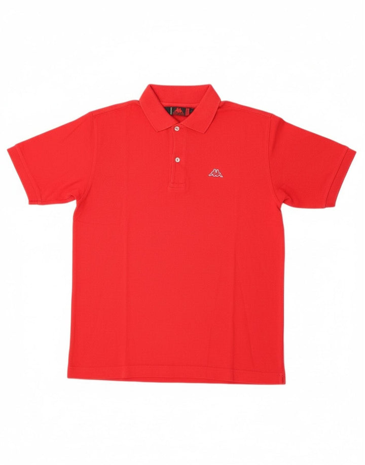 Kappa Polo Homme Petit Rouge Coton