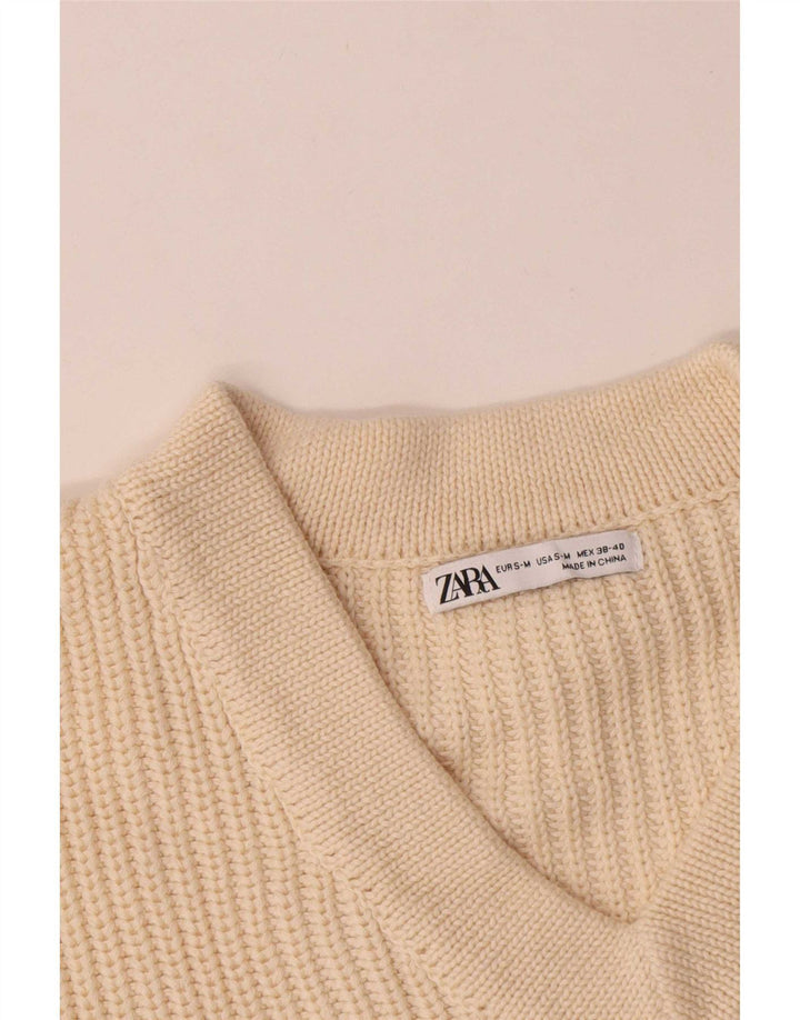 Zara Débardeur coupe décontractée pour homme en coton beige moyen