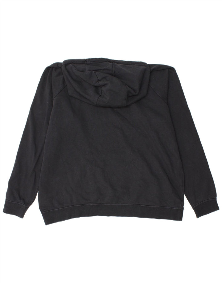 NIKE Pull à capuche surdimensionné pour femme UK 18 XL Coton noir