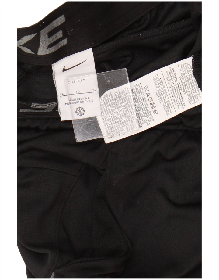 Nike Short de sport Dri Fit XL pour homme en polyester color block noir