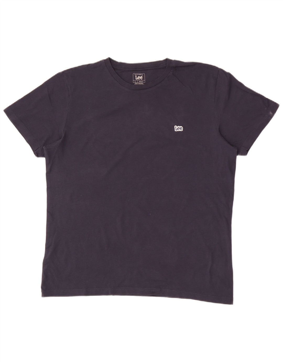 Lee T-shirt coupe classique pour hommes, grand, en coton bleu marine