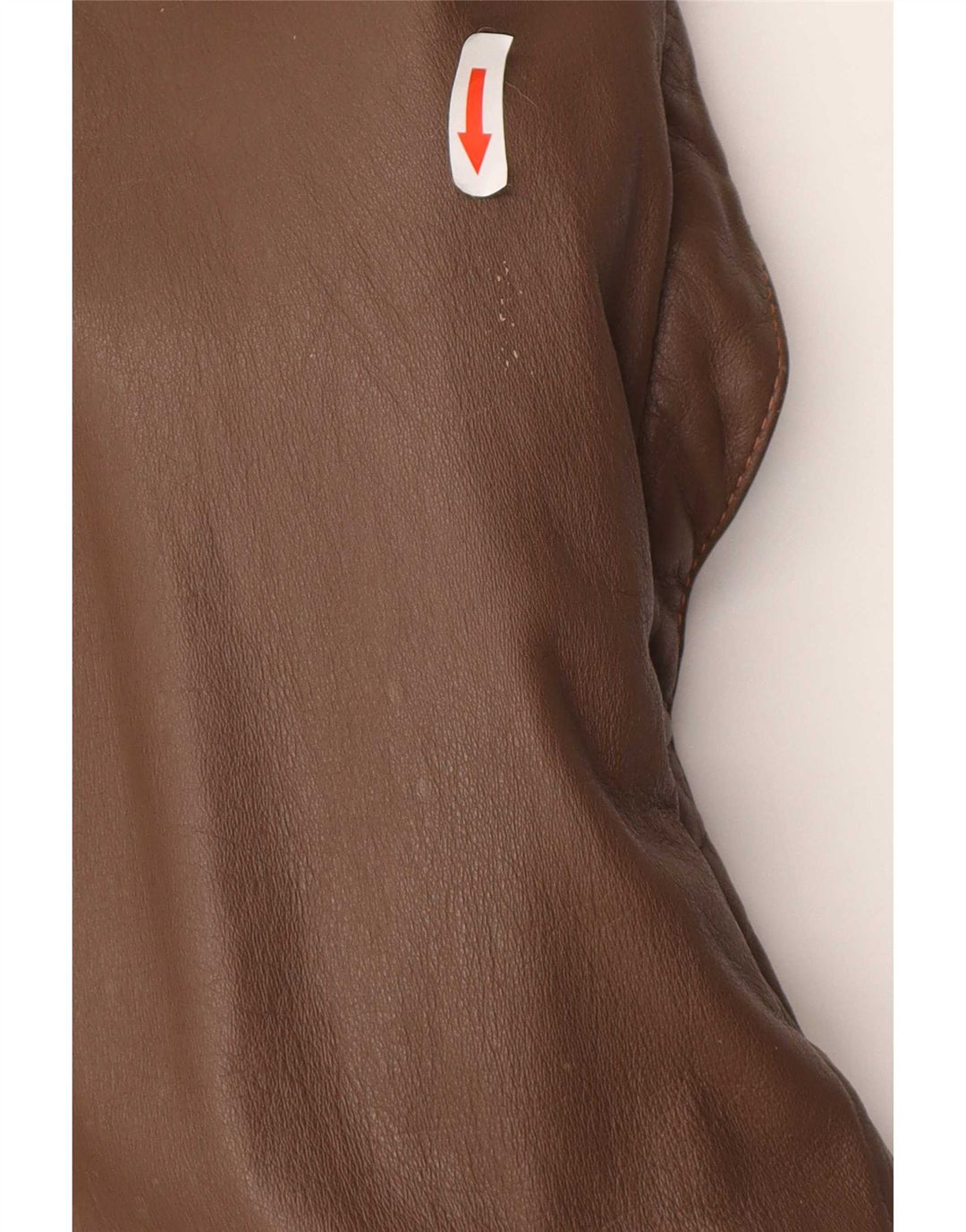 veste en cuir militaire vintage pour hommes IT 52 XL Marron