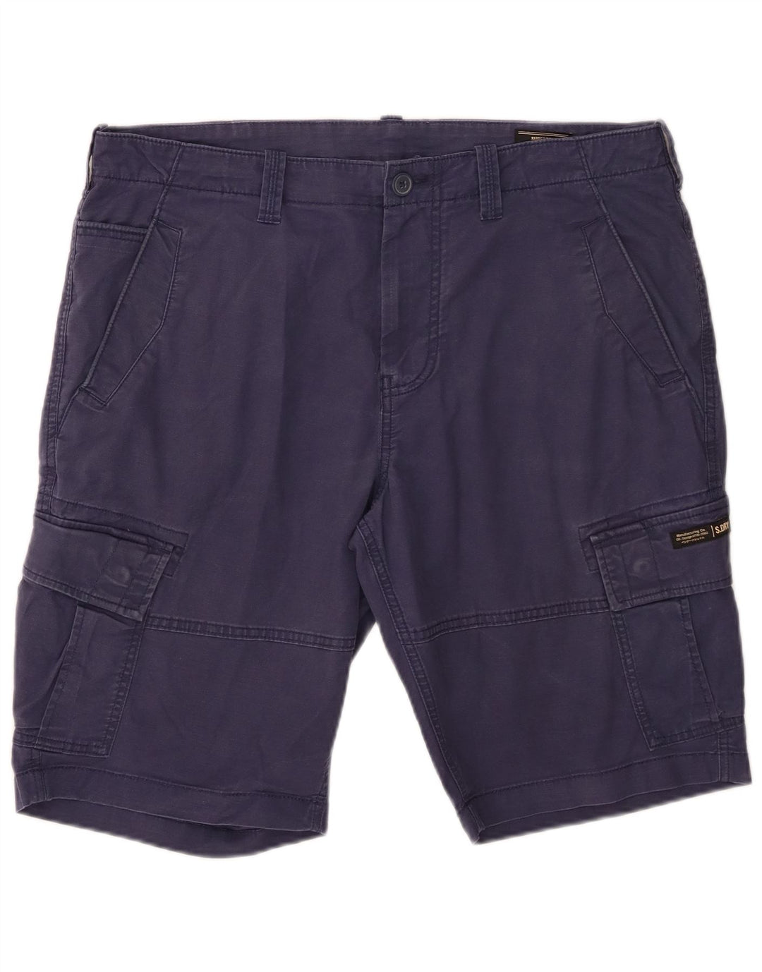 Superdry Short Cargo W36 Large Bleu Marine Coton Homme