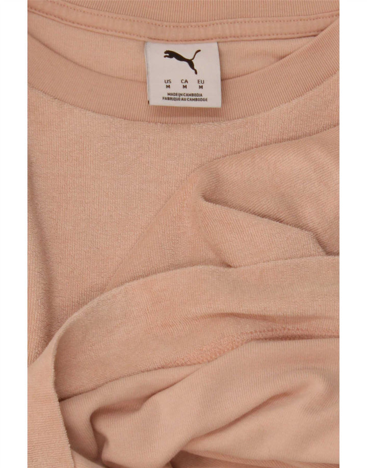Puma T-shirt court pour femme UK 14 Rose moyen