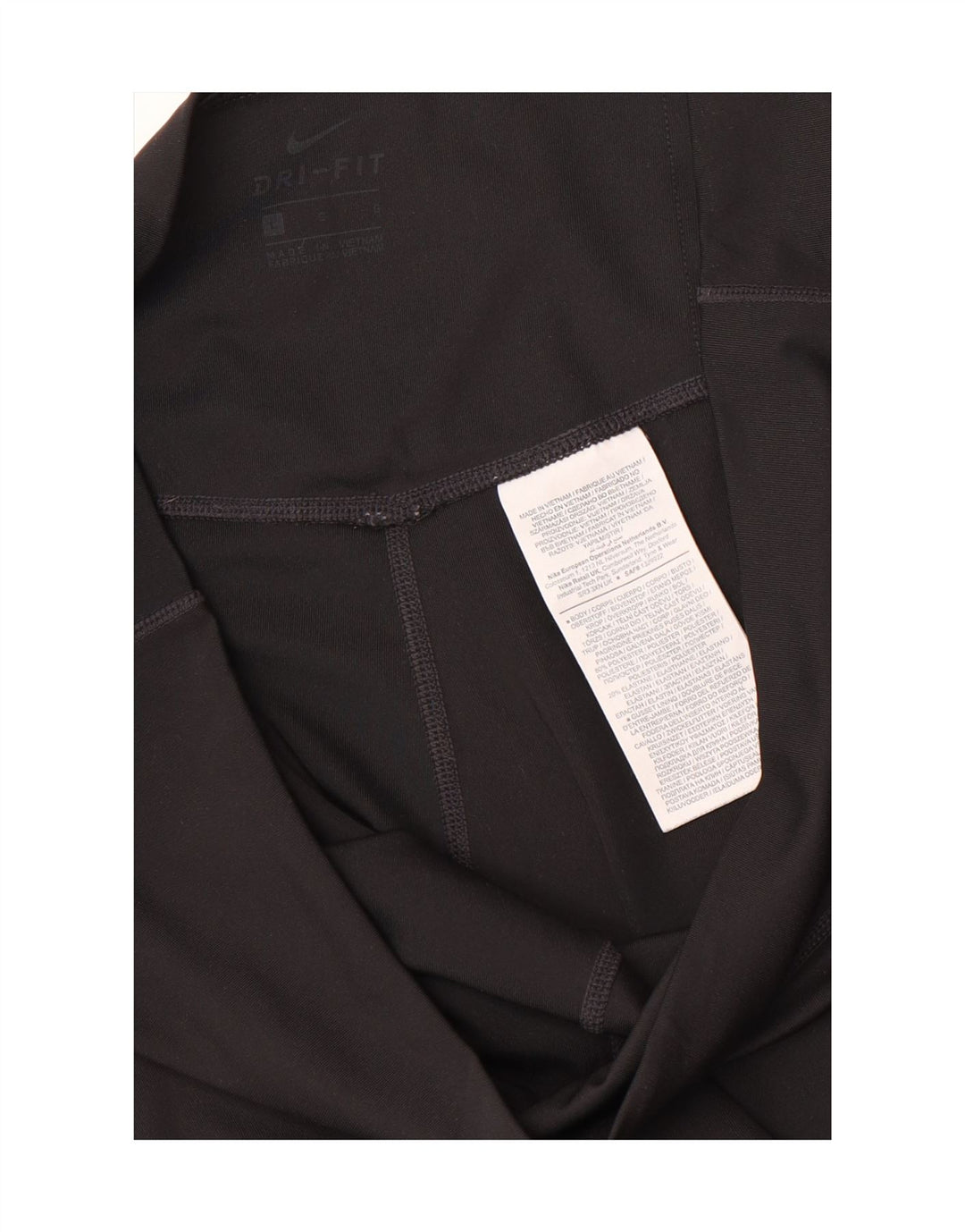 Legging Nike Dri Fit Graphic pour femme UK 14 Large Noir Polyester