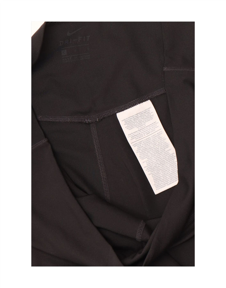 Legging Nike Dri Fit Graphic pour femme UK 14 Large Noir Polyester