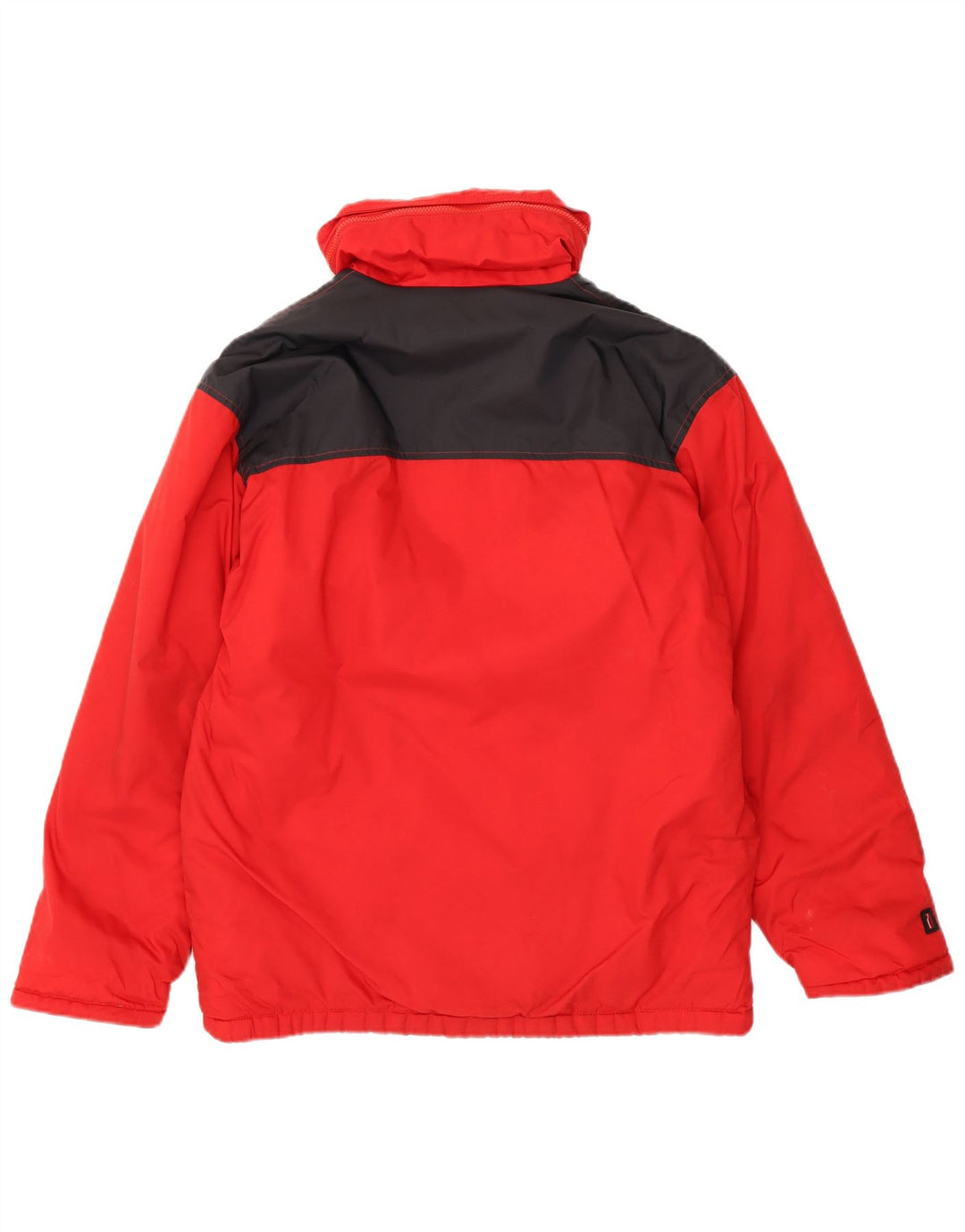 Ellesse Veste coupe-vent à capuche pour homme IT 48 Nylon color block rouge moyen
