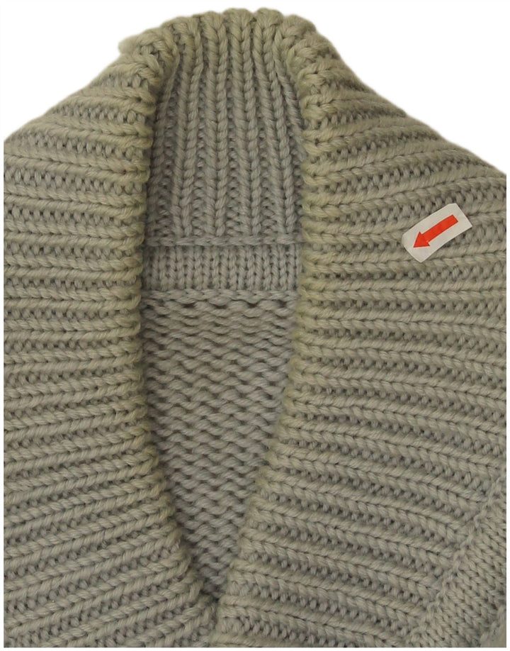 vintage Mens Cardigan Sweater XL Multicolore Rayé